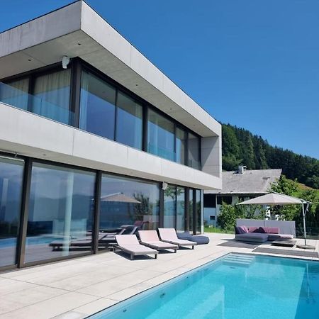 Attersee Luxury Design Villa With Dream Views, Large Pool And Sauna Nussdorf am Attersee Exterior foto