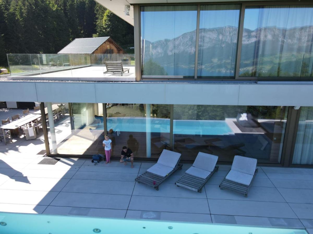 Attersee Luxury Design Villa With Dream Views, Large Pool And Sauna Nussdorf am Attersee Exterior foto