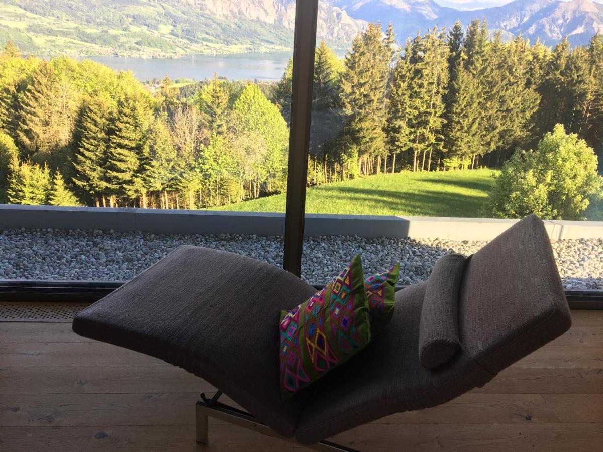 Attersee Luxury Design Villa With Dream Views, Large Pool And Sauna Nussdorf am Attersee Exterior foto