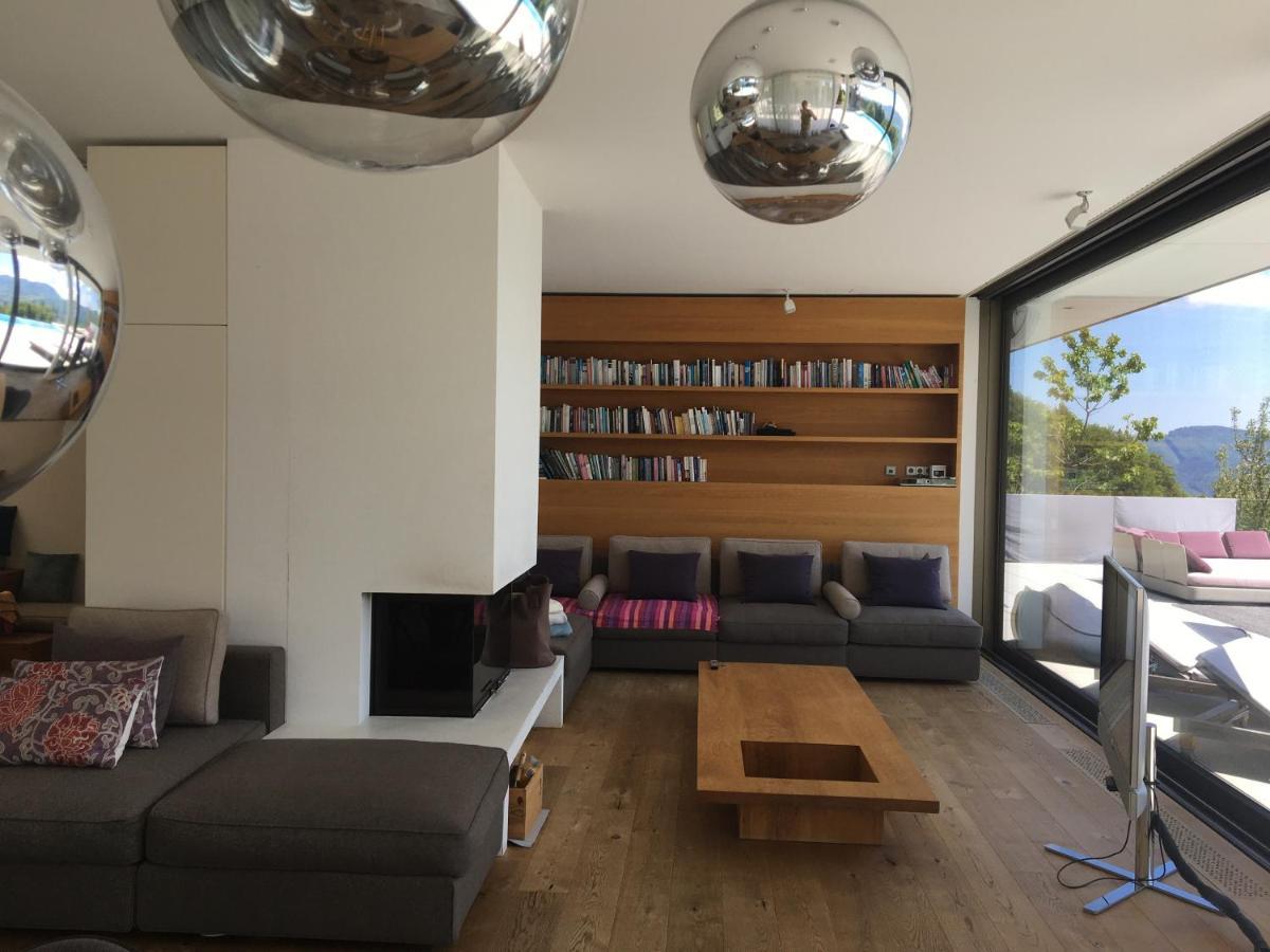 Attersee Luxury Design Villa With Dream Views, Large Pool And Sauna Nussdorf am Attersee Exterior foto