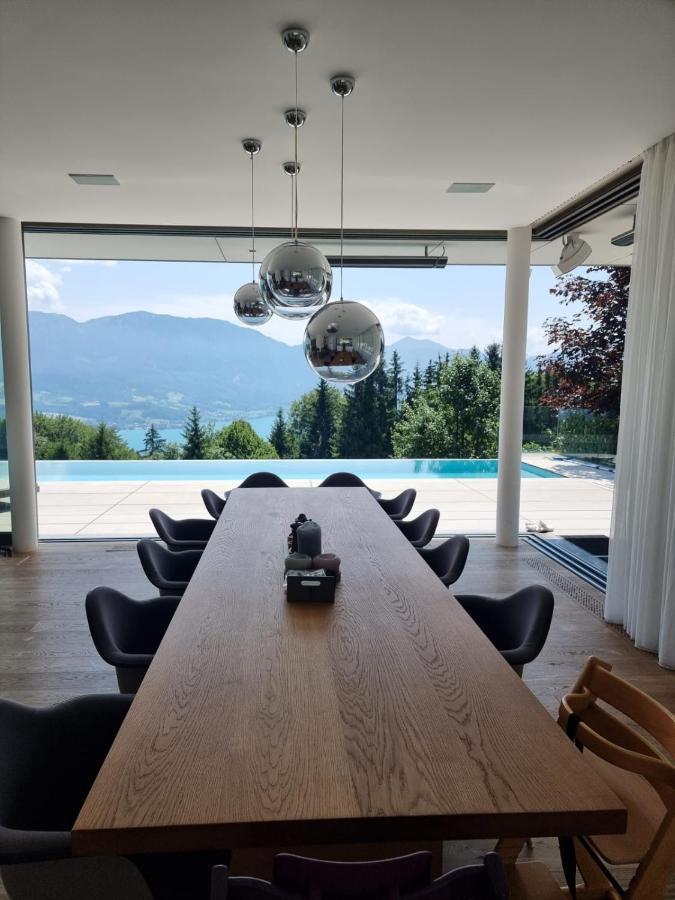 Attersee Luxury Design Villa With Dream Views, Large Pool And Sauna Nussdorf am Attersee Exterior foto