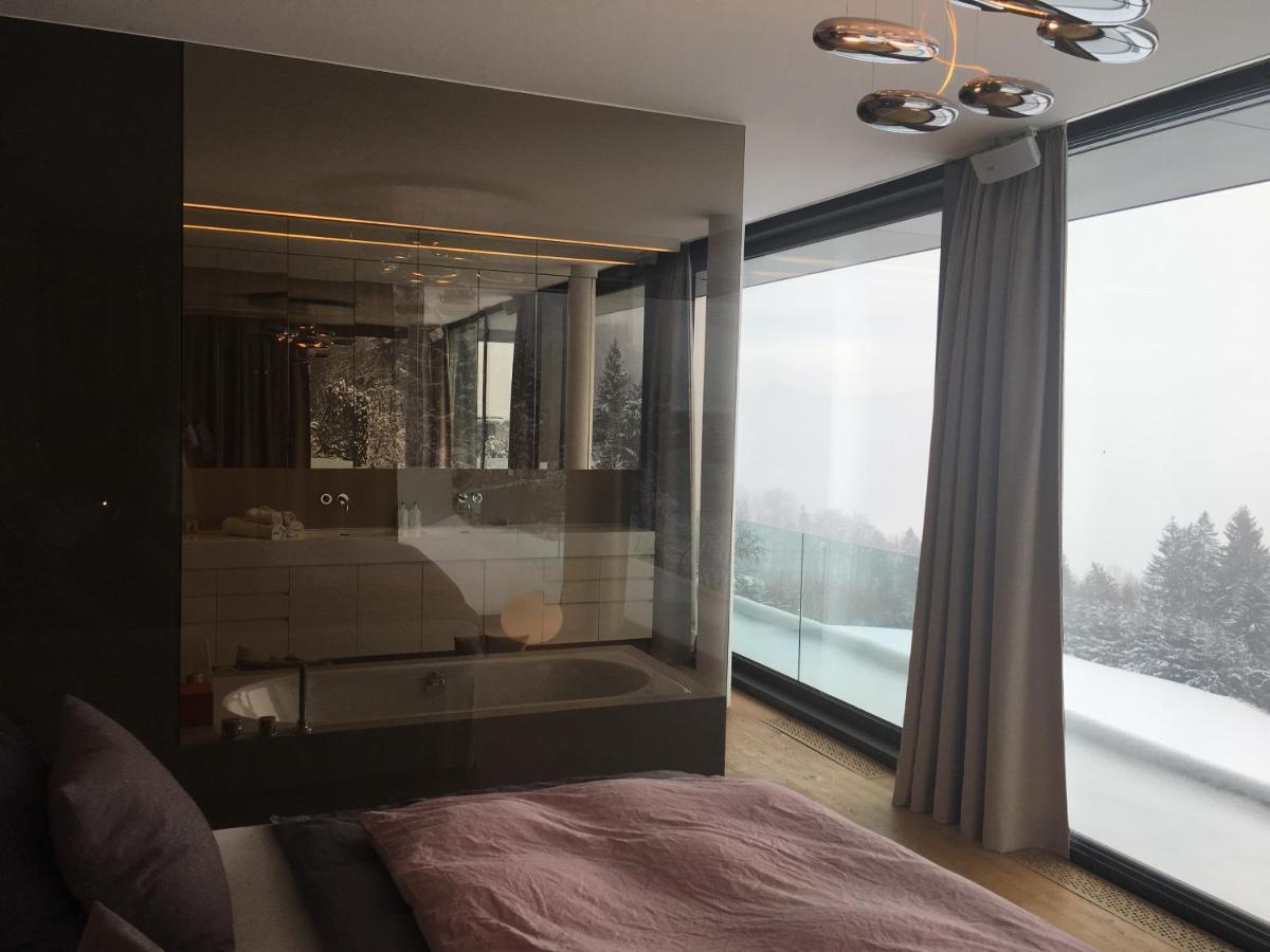 Attersee Luxury Design Villa With Dream Views, Large Pool And Sauna Nussdorf am Attersee Exterior foto