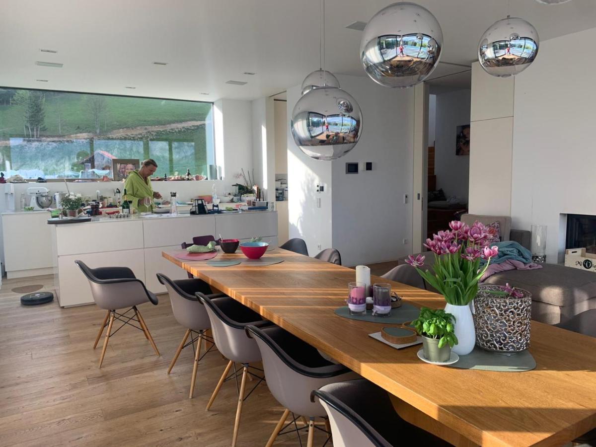 Attersee Luxury Design Villa With Dream Views, Large Pool And Sauna Nussdorf am Attersee Exterior foto