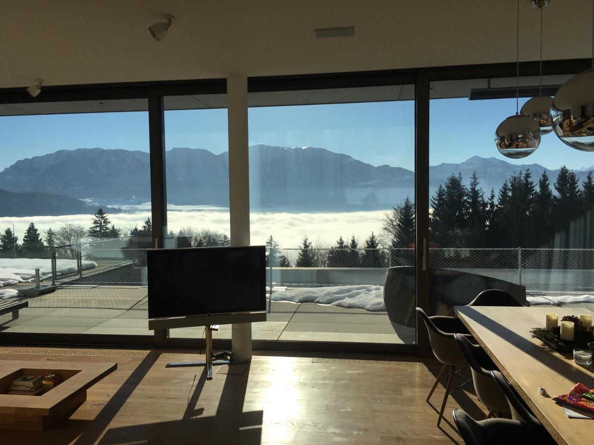 Attersee Luxury Design Villa With Dream Views, Large Pool And Sauna Nussdorf am Attersee Exterior foto